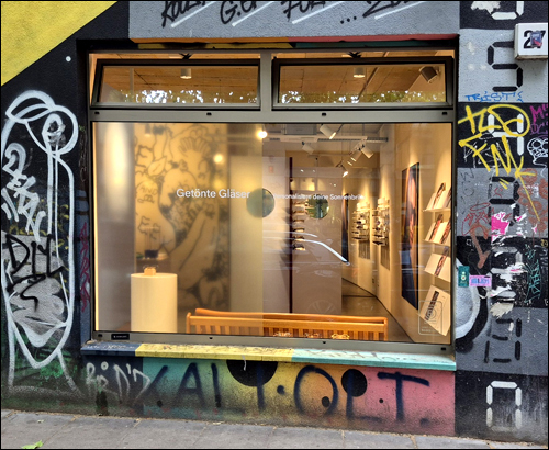 Fensterfolie mit Verlauf